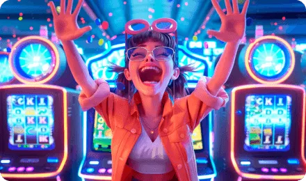 woman in casino